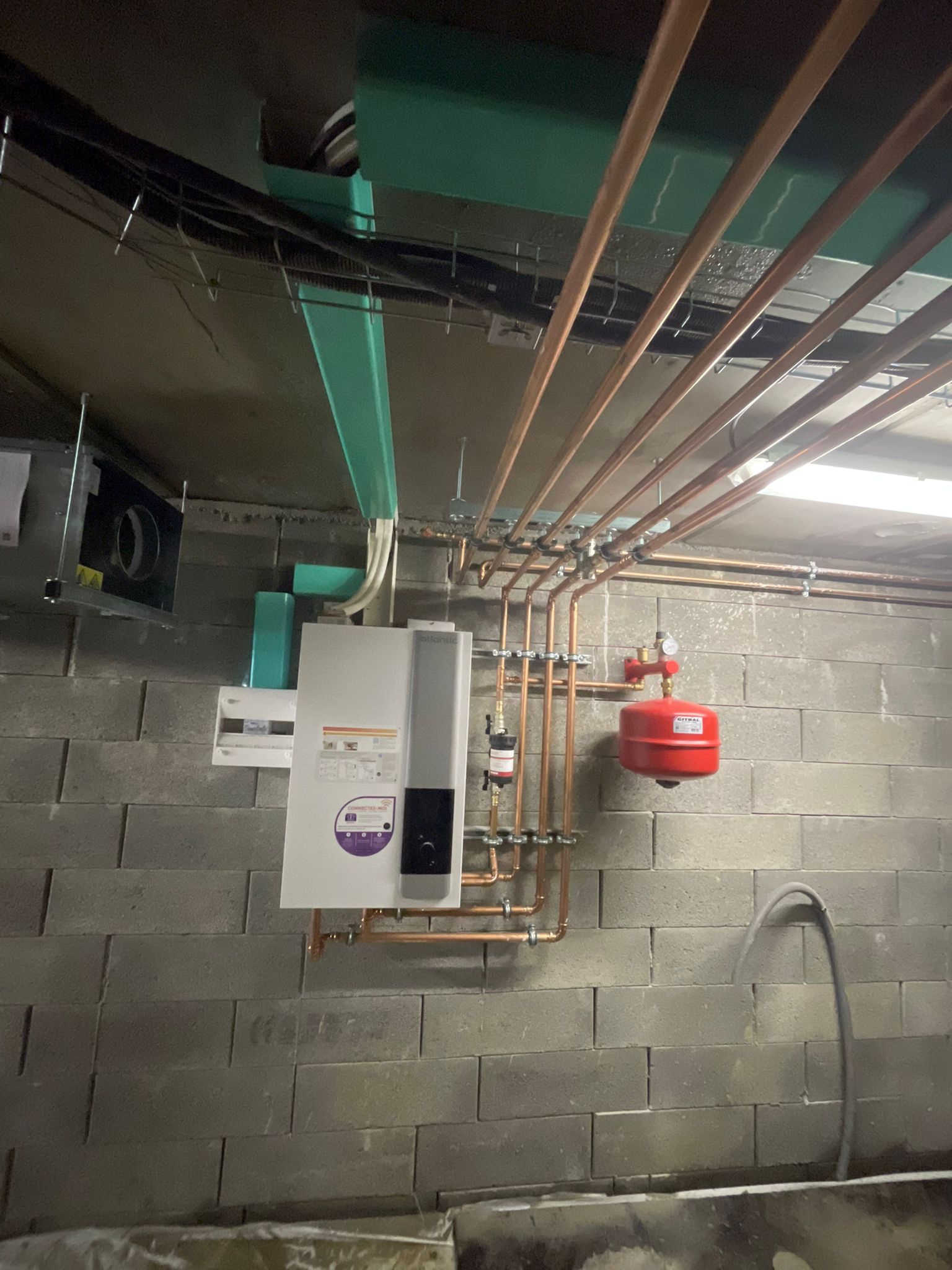 Installation en Sous-sol